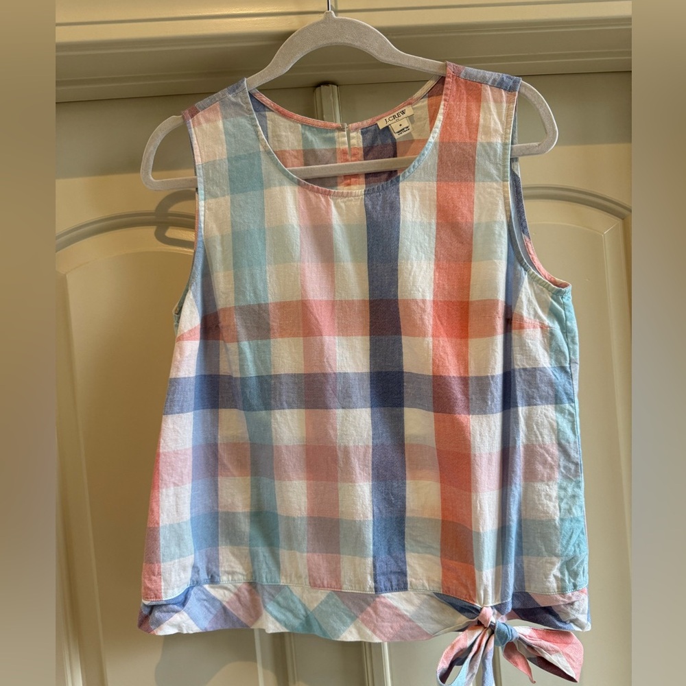 J.Crew Tank with bow detail
